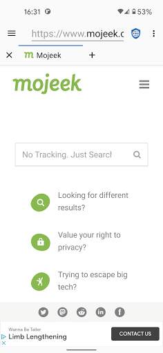Privacy Browser - Ad Supported screenshot 1
