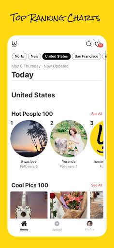 SweepChart: Like, Follow, Rank screenshot 1