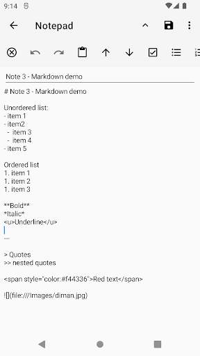 Notepad.Lite screenshot 4