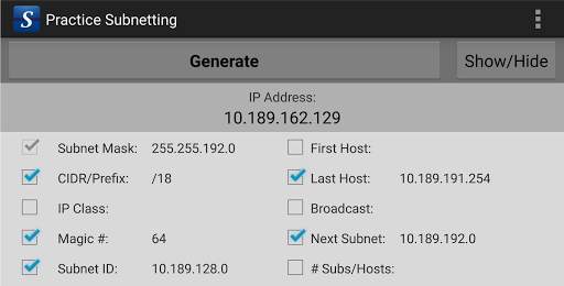 Practice Subnetting скриншот 2