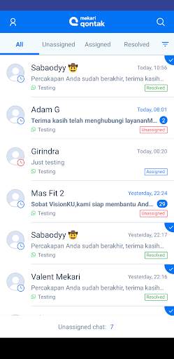 Qontak Chat screenshot 1