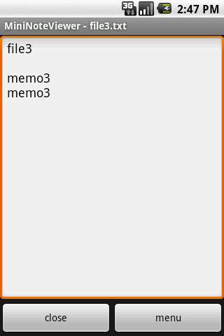 miniNoteViewer 2 تصوير الشاشة