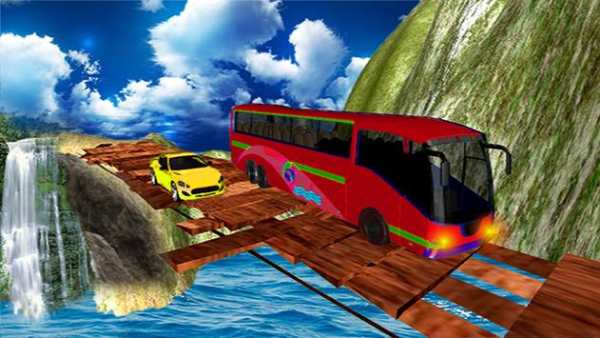 Real Bus Offroad Driving Games 2018 screenshot 2