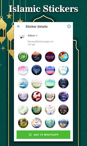 Islamic Stickers For Whatsapp 2021 - WastickerApp screenshot 2