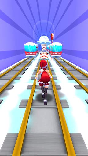 Subway Santa Princess Runner screenshot 7