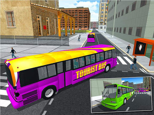 Tourist Bus NYC Offroad Driving Mountain Challenge screenshot 14