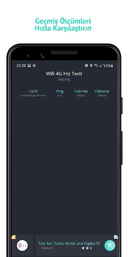 Wifi 4G Hız Testi screenshot 3
