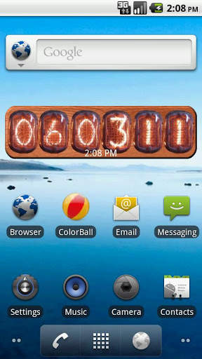 Nixie Clock Widget screenshot 4
