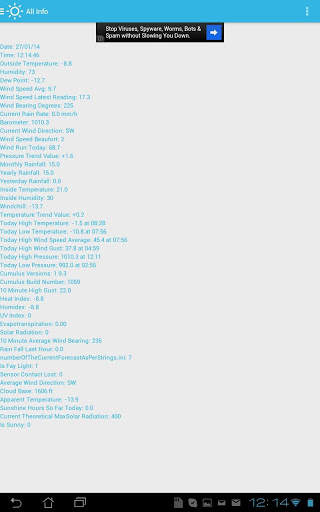 Home Weather Station - Cumulus screenshot 17