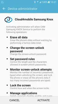 cloud4mobile - Samsung Service 1 تصوير الشاشة