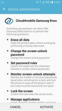 Servicio Samsung: MDM screenshot 1