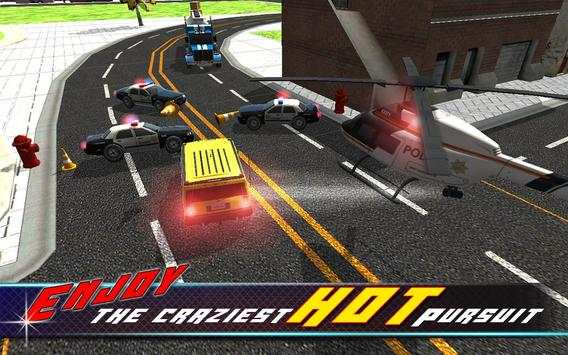 Real Police Car chase 2017: crime city simulator screenshot 4