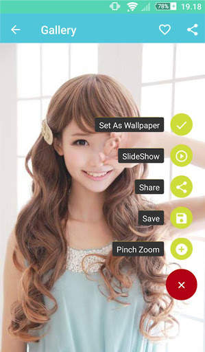 Cute Korean Girl Wallpaper screenshot 8