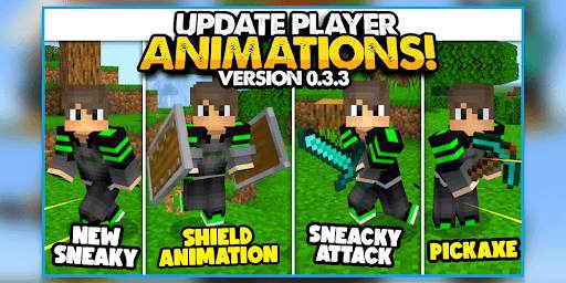 New Player Animation addon for Minecraft PE screenshot 2