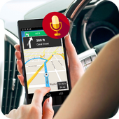 GPS Voice Navigation Traffic Alerts &amp; GPS EarthMap icon