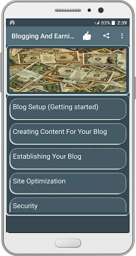 Creating Blog & Earning Money Guide screenshot 1