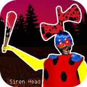 Siren neighbor head : scary Monster granny escape आइकन