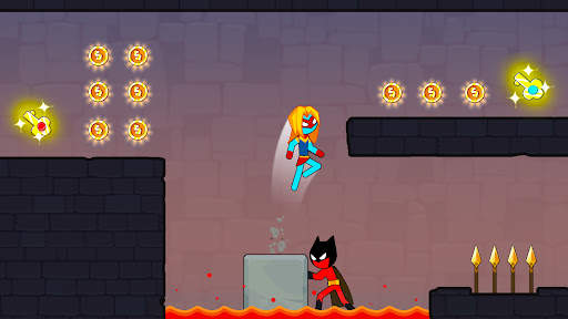 Stickman Red boy and Blue girl screenshot 7