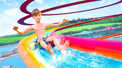 Water Park Slide Racing Adventure screenshot 1