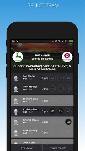SPORT11 Fantasy Cricket Football Prediction  App screenshot 3