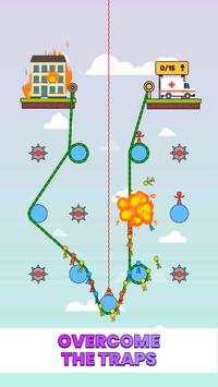 Rope Puzzle: Stickman Rescue screenshot 3