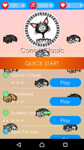 Piano Tiles Cat screenshot 2