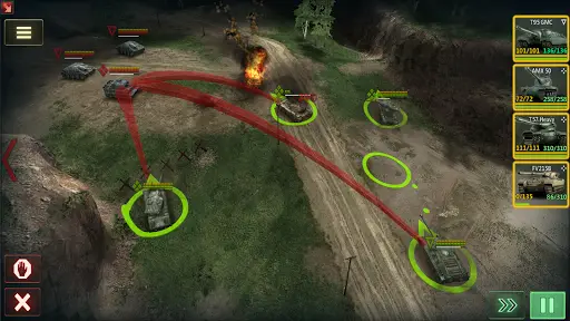 Armor Age: WW2 tank strategy screenshot 7
