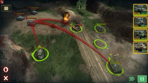 Armor Age: WW2 tank strategy screenshot 7