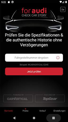 Check Car History For Audi screenshot 1