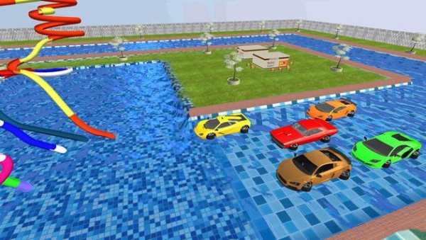 Waterpark Uphill : Adventurous Car Racing screenshot 4