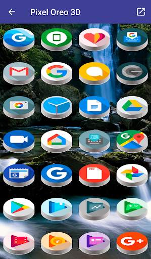 Pixel Pie 3D - Icon Pack screenshot 4