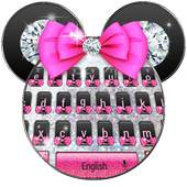 Shine Pink diamond minny keyboard 10001002