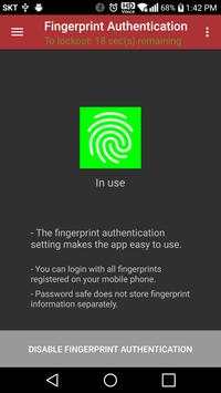 Password Safe(Fingerprint login, cloud data sync) 7 تصوير الشاشة