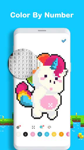 Voxel - 3D Color by Number & Pixel Coloring Book screenshot 3