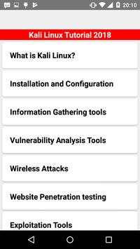 Kali Linux Tutorial 2018 скриншот 1