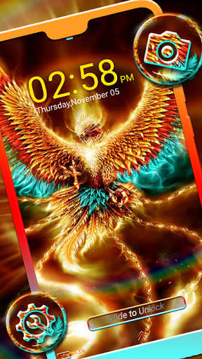 Fire Phoenix Theme Launcher screenshot 3