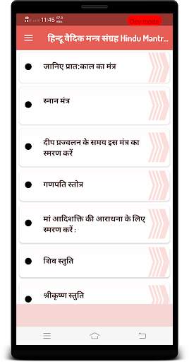 हिन्दू वैदिक मन्त्र संग्रह Hindu Mantras Pooja App screenshot 3