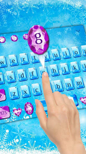 Ice Crystals Keyboard screenshot 2
