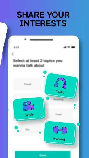Connecting-1:1 audio chat, when you're bored screenshot 2