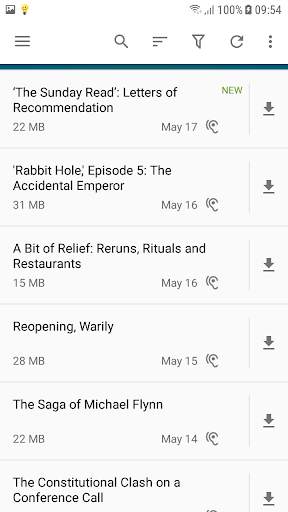 The Daily: Podcast Player for News screenshot 3