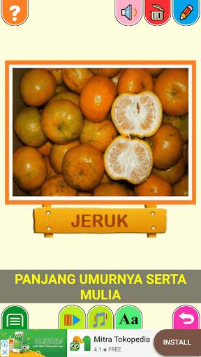 Lagu Anak Indonesia & Mengenal Hewan dan Buah screenshot 11