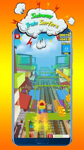 Subway Run 3D Surfers - Subway Train Surfers screenshot 2