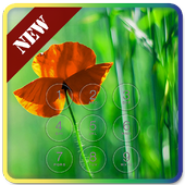 Beautiful Flower Lock Screen أيقونة