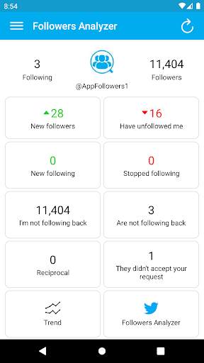 Followers Analyzer screenshot 1