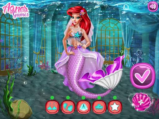 MERMAID RUINED WEDDING - Wedding games for girls screenshot 4