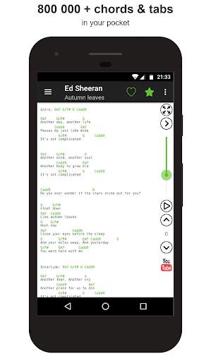 Guitar chords and tabs screenshot 1