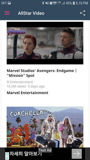 AllStar Video - Topic Videos, Latest Popular Video screenshot 1