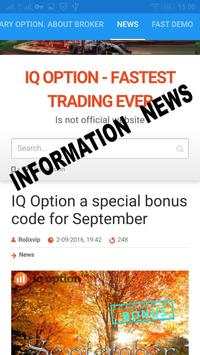 IQ Binary Option. All Info. screenshot 3