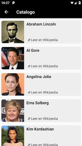 Personas Famosas - Foto Quiz screenshot 6