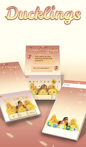 Ducklings Live Wallpaper Theme screenshot 1